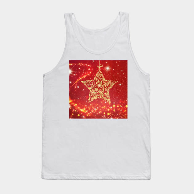 Christmas Star Tank Top by Pop Cult Store